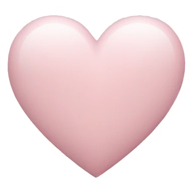 pale pink heart sticker
