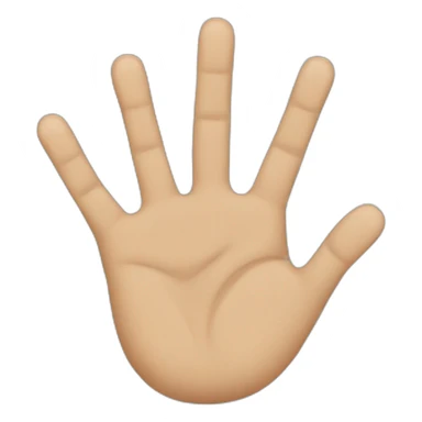 hand with six fingers sticker
