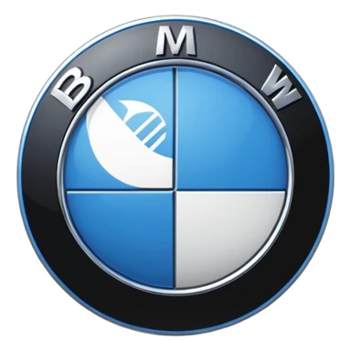 Bmw logo sticker