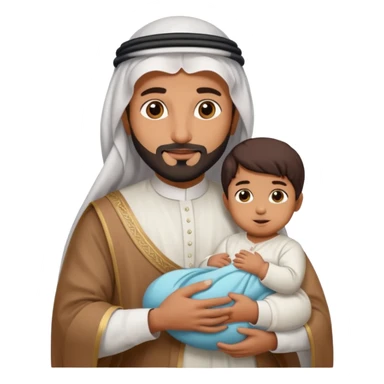 uae sheikh hoding a baby horse sticker