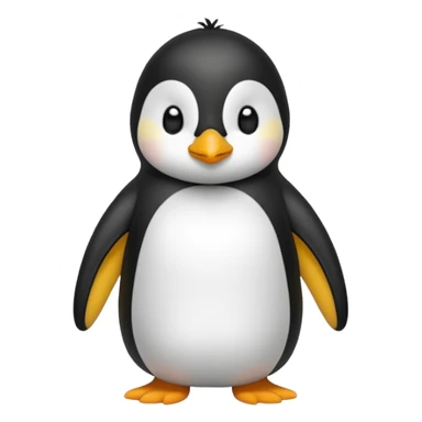 Pinguino con pijama sticker