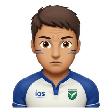 Rugby player sticker