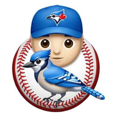 BlueJays baseball emoji sticker