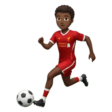 A Liverpool soccer player no salah sticker