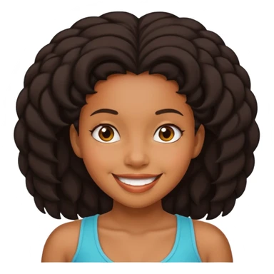 Black girl big bottom  sticker