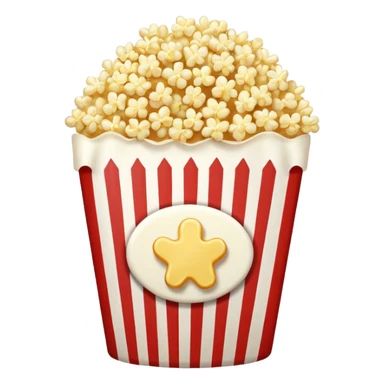 a single Popped Popcorn sticker