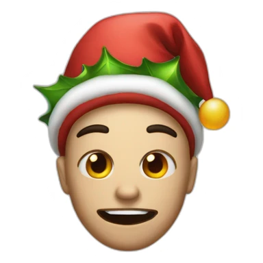 dead lit christmas sticker