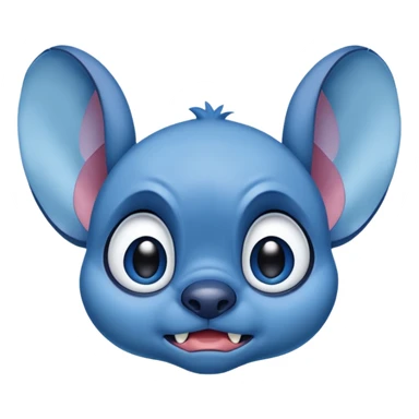 Stitch annoyed  sticker