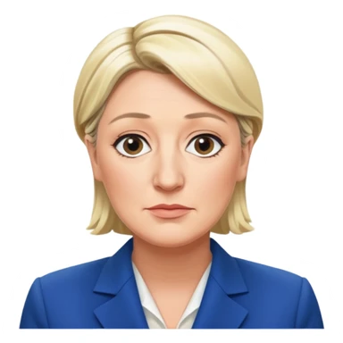 marine le pen sticker