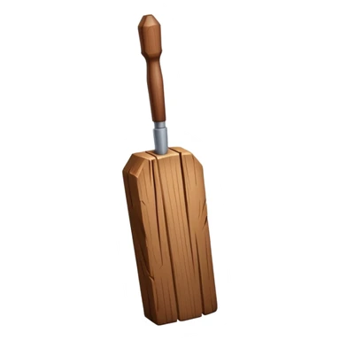wooden stake sticker