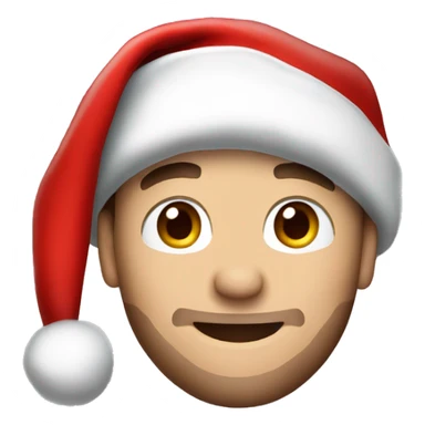 Liam Payne wearing santa hat sticker