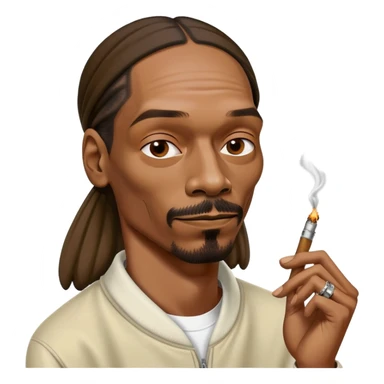 Snoop dogg smoking blunt sticker