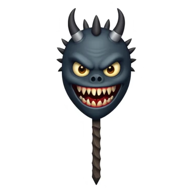 Başı çıtaya benzeyen canavar sticker