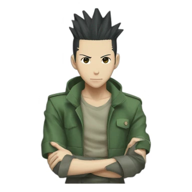 Shikamaru give heart sticker