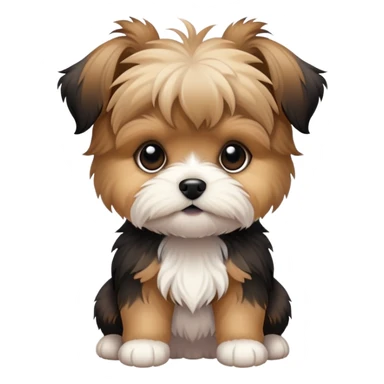 Puppy shorkie sticker