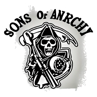Sons of anarchy logo sticker