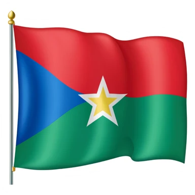  dagestan flag red blue green sticker