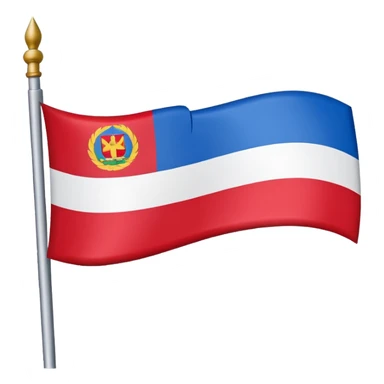 Flag of Rodrigues Islande  sticker