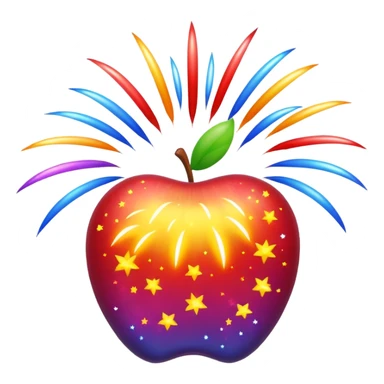 폭죽 (fireworks) apple style emoji sticker