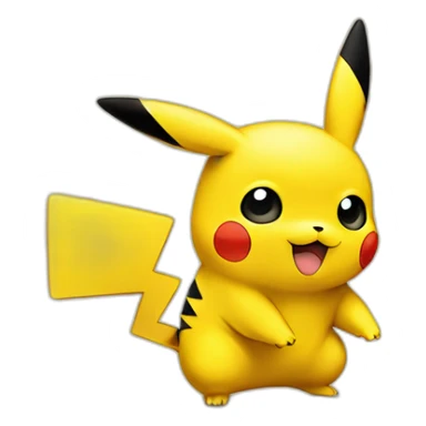 Pikachu is a designer and is working hard sticker