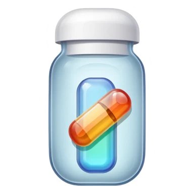 a medicine capsule sticker