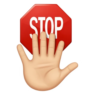 kırmızı zeminli beyaz renkle stop yazılı levha sticker