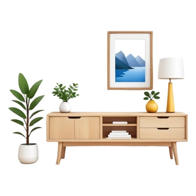 scandinavian style home decor sticker