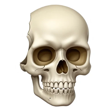 Trending skull sticker