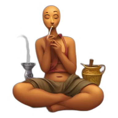 Nikita is smoking hookah sticker