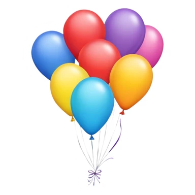 Happy birthday balloons  sticker