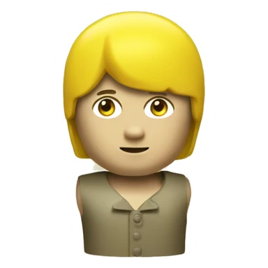 Playmobil yellow head sticker