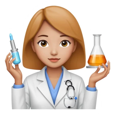 a korean product marketing expert women in cosmetics industry sticker