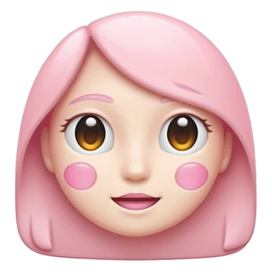 Netflix aesthetic "N" in pastel pink sticker