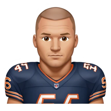 Brian Urlacher Chicago Bears sticker