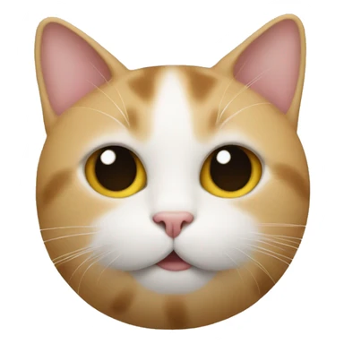 A cat holding a potato  sticker