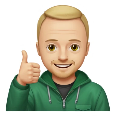 jesse pinkman breaking bad thumbs up sticker