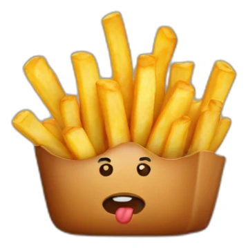turd frenchfries sticker