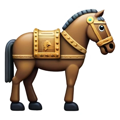 Trojan horse sticker