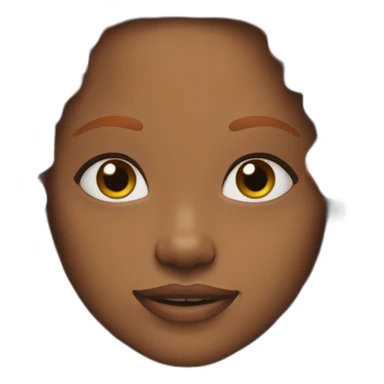 Ginger hair black perso sticker