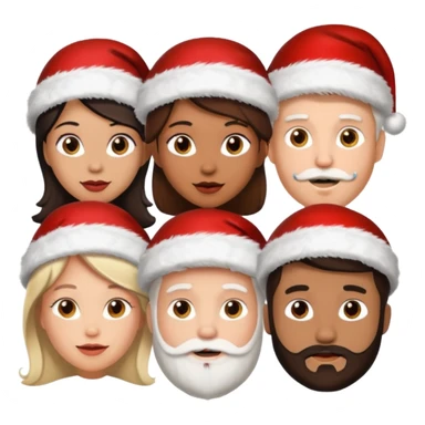 Family Christmas  3 woman’s 2 mana sticker