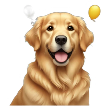 Golden Retriever Birthday  sticker
