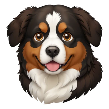 Bernese mountain dog super hero sticker