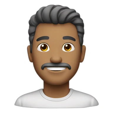 Hombre blanco que le falte un diente sticker