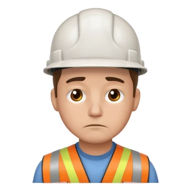 engineer looking really sad sticker
