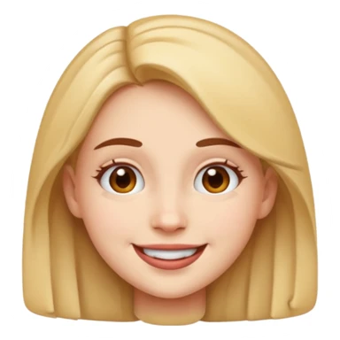 anya forger emoji with a contour sticker