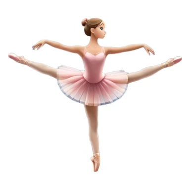 Icon for Ballet: a theater stage with silhouette of a ballerina in an elegant pose, surrounded by spotlight and stage lights. The icon should convey the grace and beauty of ballet, with focus on the dancer and the dramatic lighting. Transparent background. sticker