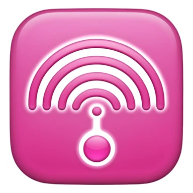 pink wifi sticker
