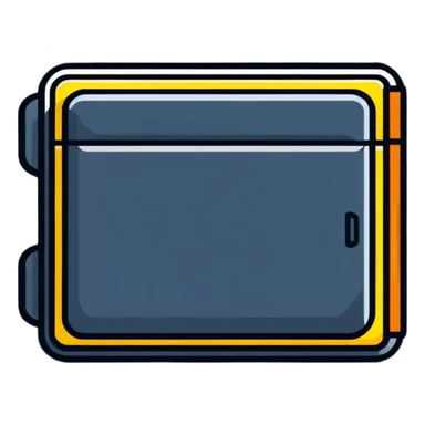 a wallet turned upside down with nothing falling out sticker