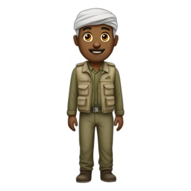 palestine men sticker