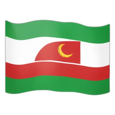 flag republic of tatarstan sticker